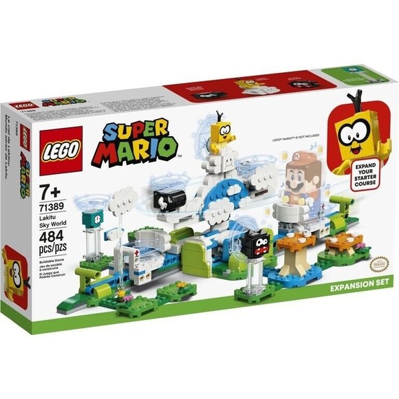 Lego Other - *RETIRED* LEGO Super Mario: Lakitu Sky World Expansion Set 71389 New/Sea…
